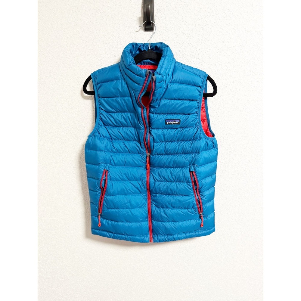 Patagonia Mens Down Sweater Puffer Vest Full Zip Insulated Lightweight Small - Picture 2 of 7